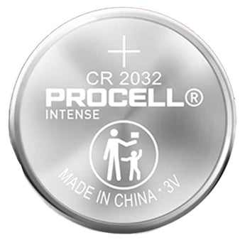 Duracell Procell CR2032 265mAh 3V Lithium (LiMnO2) Coin Cell Watch Battery (PX2032) - 1 Piece Tear Strip - Sold Individually