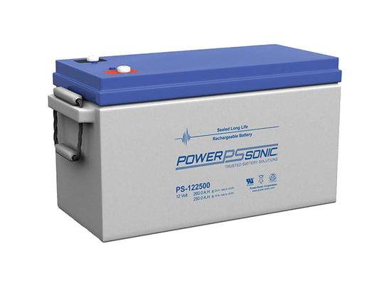 Power-Sonic PS-122500B 12V 260.0AH General Purpose Rechargeable Sealed Lead Acid Battery