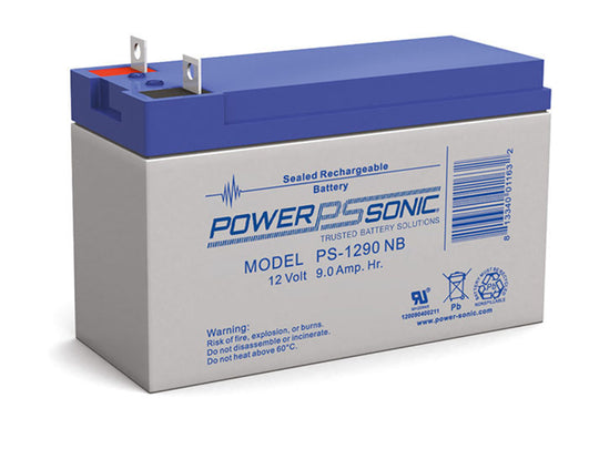 Power Sonic battery on a white background