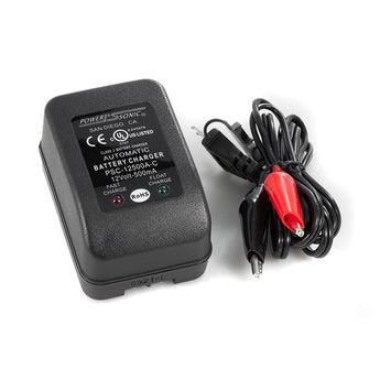 Power-Sonic PSC-12500ACX 12V 500 mA C-Series Sealed Lead Acid Battery Charger - Auto Switch Mode - Plug-in Design
