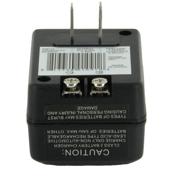 Power-Sonic 6V 500mAh Rechargeable Sealed Lead Acid Battery Charger - Auto Switch Mode - Plug-in Design (PSC-6500A-C)