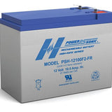 Power-Sonic AGM High Rate General Purpose PSH-12100 FR 10.5Ah 12V Rechargeable Sealed Lead Acid (SLA) Battery - F2 Terminal