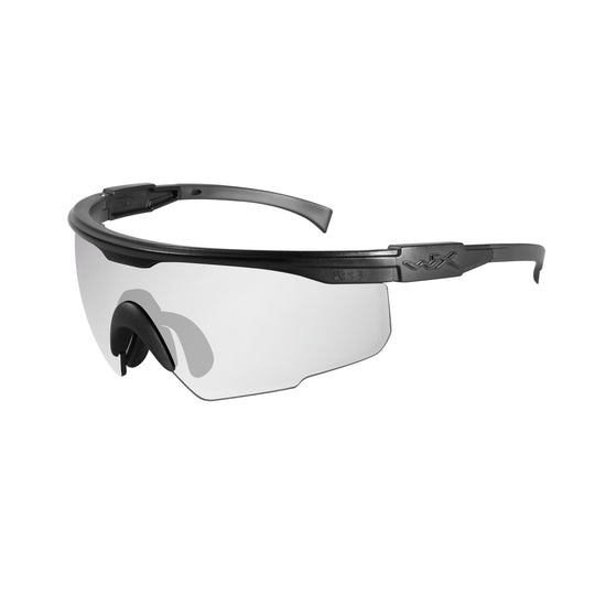 Wiley X PT-1 Changeable Sunglasses with High Velocity Protection - Matte Black Frame with Clear Lenses (PT-1C)