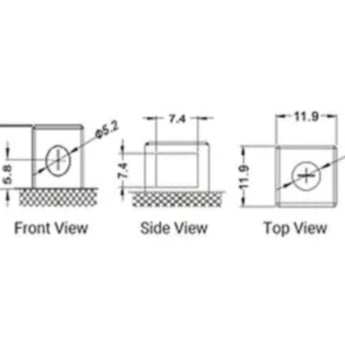 Power-Sonic PTX5LBS-FS 4Ah 12V Ultra Sport Series Sealed Lead Acid (SLA) Battery - 80CCA