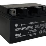Power-Sonic PTZ10S 8.6Ah 12V Ultra Sport Series Sealed Lead Acid (SLA) Battery - 184CCA
