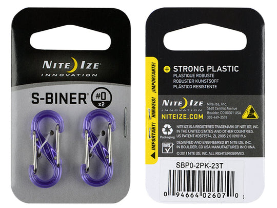 NiteIze S-Biner Plastic Size #0