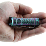 JETBeam JET-II PRO Ti Titanium Flashlight - CREE XP-L HI LED -  510 Lumens - Uses 1 x CR123A or 1 x 16340 - Purple Titanium