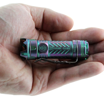 JETBeam JET-II PRO Ti Titanium Flashlight - CREE XP-L HI LED -  510 Lumens - Uses 1 x CR123A or 1 x 16340 - Purple Titanium