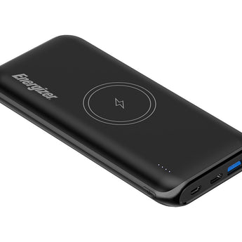 Energizer Power Bank for Wireless/USB Charging - 10,000mAh or 20,000mAh Capacity