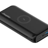 Energizer Power Bank for Wireless/USB Charging - 10,000mAh or 20,000mAh Capacity
