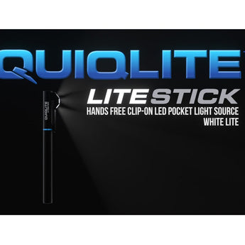 QuiqLite LiteStick Rechargeable LED Penlight - 200 Lumens - Multiple LED Configurations - Uses Built-in Li-ion Battery Pack