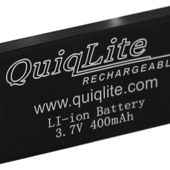 Quiqlite Q-XLB 400mAh 3.7V Lithium Ion (Li-ion) Snap Connector Battery for QuiqLiteX - Bulk