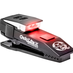 QuiqLite X USB Rechargeable Red/White LED Light (QUIQLITE-Q-XRW)