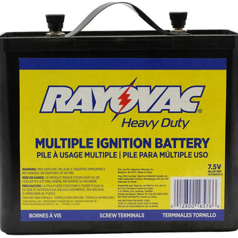 Rayovac 903 23000mAh 7.5V Carbon-Zinc Lantern Batteries with Screw Terminals - Bulk