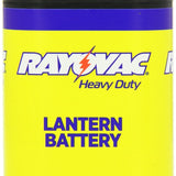 Rayovac 944C 6 Volt  Carbon-Zinc Heavy Duty Lantern Battery with Spring Terminals
