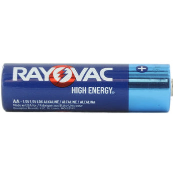 Rayovac High Energy AA Alkaline Button Top Batteries - Bulk