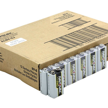 Rayovac Ultra Pro AL-9V Alkaline Battery with Snap Connectors - Bulk