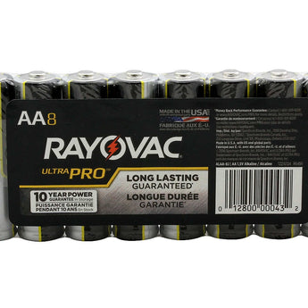 Rayovac Ultra Pro AL-AA 1.5V Alkaline Button Top Battery - Bulk