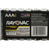 Rayovac Ultra Pro AL-AAA 1.5V Alkaline Button Battery - Bulk (ALAAA-8J)