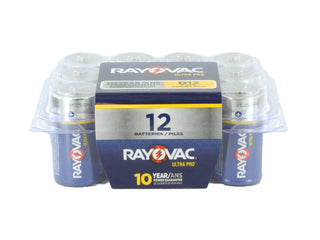 Rayovac D Ultra Pro Alkaline Batteries - 12 Pack Front View