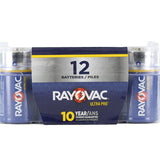 Rayovac Ultra Pro AL-D-12 Alkaline Button Top Batteries - 12 Pack