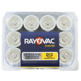 Rayovac Ultra Pro AL-D-12 Alkaline Button Top Batteries - 12 Pack
