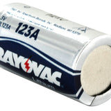 Rayovac CR123A Lithium Battery - Bottom Shot