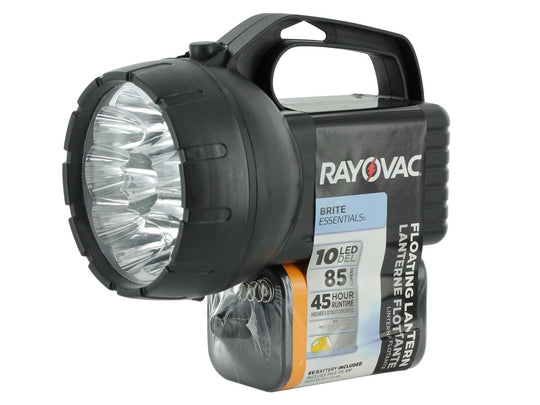 Rayovac Value Bright 6V Floating Lantern Search Light - 10 x LEDs - 200 Lumens - Includes 1 x 6V Alkaline Battery