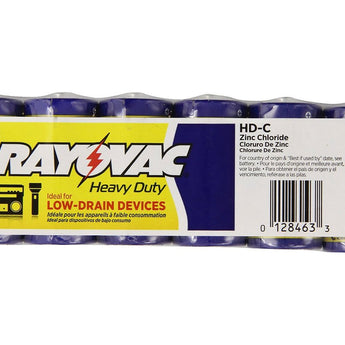 Rayovac Heavy Duty C Batteries - 6 Pack