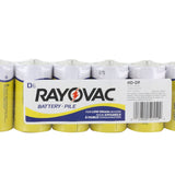 Rayovac Heavy Duty HD-DD D-cell 1.5V Zinc Chloride Button Top Batteries - 6 Pack Shrink Wrap