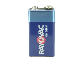 Rayovac High Energy A1604 9V Alkaline Battery with Snap Connectors - Bulk