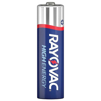 Rayovac High Energy 815 (620PK) AA 1.5V Alkaline Button Top Batteries - Made in USA - Case of 620