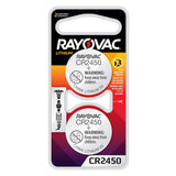Rayovac Specialty KE CR2016 90mAh 3V Lithium Primary (LiMNO2) Coin Cell Battery for Keyless Entry - 1 Piece Retail Card