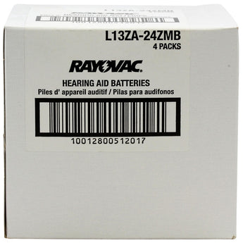 Rayovac 13-24 (24PK) Size 13 310mAh 1.45V Zinc Air Orange Hearing Aid Batteries - 24 Piece Retail Card