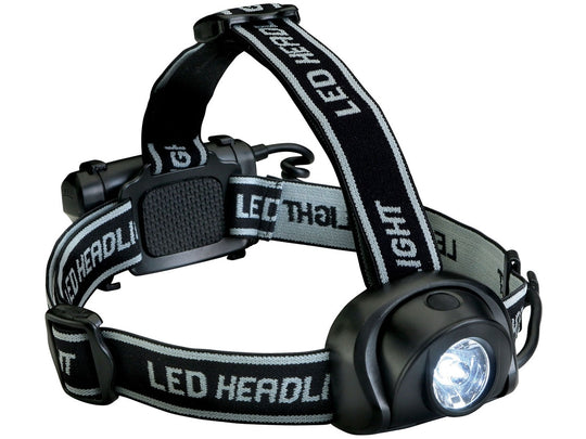 Rayovac Sportsman Headlamp - Red and White CREE LEDs - 105 Lumens - Includes 3 x AAs (SPHL3AA-BA)