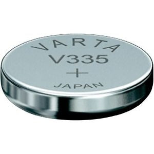 Varta 335 6mAh 1.55V Electronic Silver Oxide Coin Cell Battery (V335) - Pill Box
