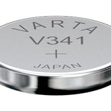 Varta 341 15mAh 1.55V Electronic Silver Oxide Coin Cell Battery (V341) - Pill Box