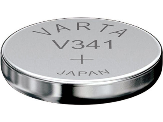 Varta 341 15mAh 1.55V Electronic Silver Oxide Coin Cell Battery (V341) - Pill Box