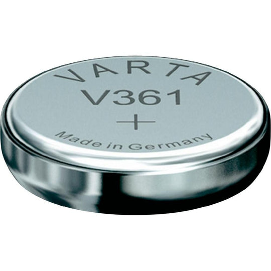 Varta 361 20mAh 1.55V Electronic Silver Oxide Coin Cell Battery (V361) - Pill Box (Mercury Free)