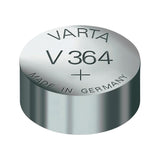 Varta 364 17mAh 1.55V Electronic Silver Oxide Coin Cell Battery (V364) - Pill Box