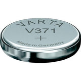 Varta 371 35mAh 1.55V Electronic Silver Oxide Coin Cell Battery (V371) - Pill Box