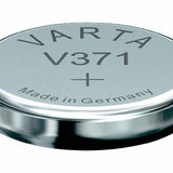 Varta 371 35mAh 1.55V Electronic Silver Oxide Coin Cell Battery (V371) - Pill Box
