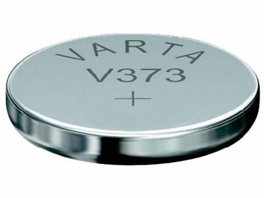 Varta 373 30mAh 1.55V Electronic Silver Oxide Coin Cell Battery (V373) - Pill Box