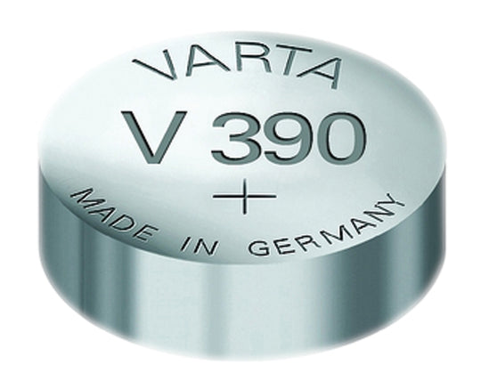 Varta 390 60mAh 1.55V Electronic Silver Oxide Coin Cell Battery (V390) - Pill Box