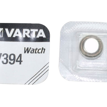 Varta 394 56mAh 1.55V Electronic Silver Oxide Coin Cell Battery (V394) - Pill Box