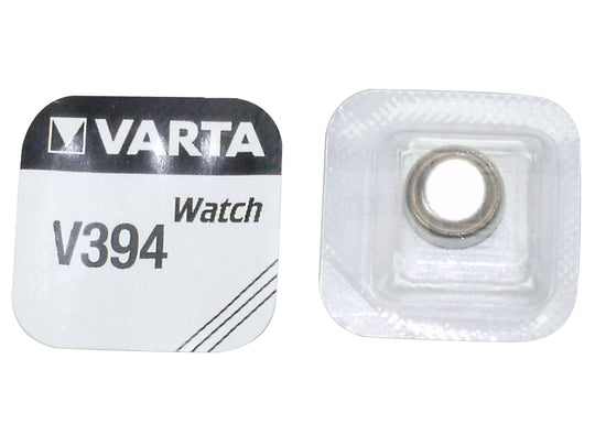 Varta 394 56mAh 1.55V Electronic Silver Oxide Coin Cell Battery (V394) - Pill Box