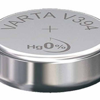 Varta 394 56mAh 1.55V Electronic Silver Oxide Coin Cell Battery (V394) - Pill Box