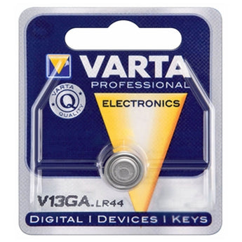Varta Professional Electronics V4276 V13GA 1.5V Alkaline Button Cell Battery - 1 Piece Retail Card