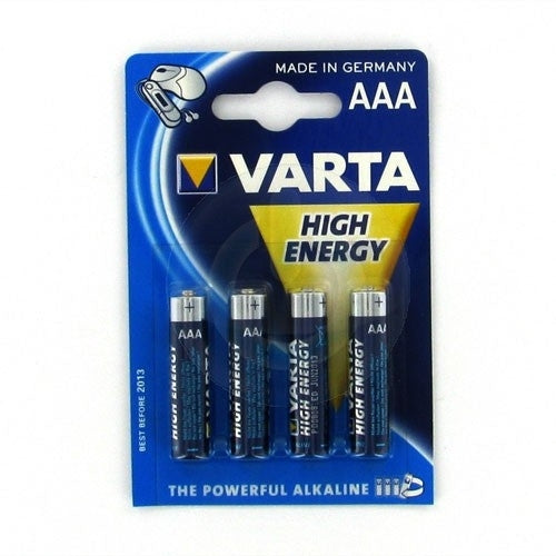 Varta High Energy AAA Alkaline Batteries