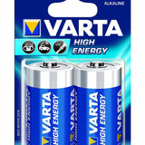 Varta High Energy D Cell Alkaline Batteries